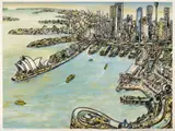 Jan Senbergs, Circular Quay 1998