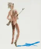 Gallipoli 1964 by Sidney Nolan, 1964, oil and crayon on paper, sold Nov 2022