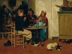 Petrus Van der Velden, Double Blank c1878, c1878, oil on canvas