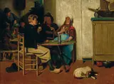 Petrus Van der Velden, Double Blank c1878, c1878, oil on canvas
