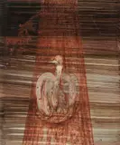 Bird 1960 by Sidney Nolan, 1960, oil on paper, sold Nov 2022