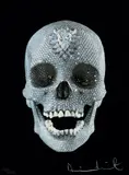 For the Love of God, Believe 2007 by Damien Hirst, 2007, screenprint with glazes, sold Oct 2022