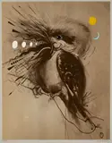 Brett Whiteley, Kookaburra 1983, 1983, screenprint with offset lithography