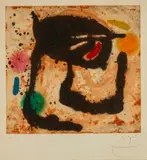 Joan Miró, Le Dandy 1969, 1969, etching, aquatint and carborundum