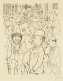 George Grosz, Vollkommene Menschen 1920, 1920, lithograph