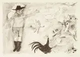William Robinson, Farmyard I 1990, 1990, lithograph