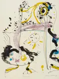 John Olsen, Pelicans 1978, 1978, colour lithograph