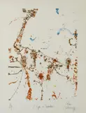 John Olsen, Lake Eyre in December 1978, 1978, colour lithograph