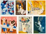 Charles Blackman, Blackman's Alice, complete set of colour screenprints (6)