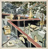 Cressida Campbell, Graveyard, Penang 1990