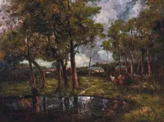 Walter Withers, Evening c1890, c1890, oil on canvas