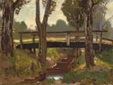 Hans Heysen, The Bridge over Second Creek, Stepney c1903-04