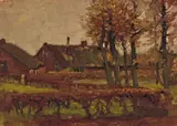 Hans Heysen, Farm Houses at Laren, Holland c1901