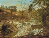 James Alfred Turner, Bend on the Yarra 1875, 1875, oil on canvas