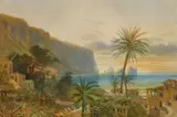 Nicholas Chevalier, View of the Faraglioni, Capri 1892