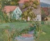 Bessie Davidson, The Village Stream 1912