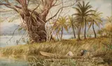 Edward Roper, Ku Ku (The Dove), a Samoan Maiden, watercolour on paper