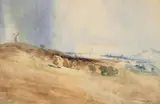 Arthur Streeton, A Study - Rochester c1905, c1905, pencil and watercolour on paper