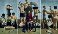 Anne Wallace, Sour the Boiling Honey 1991, 1991, oil on canvas (triptych)
