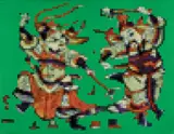 Zhong Chen, Kuai Le 12 2003, 2003, oil on canvas