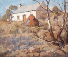 Horace Trenerry, The Edge of the Scrub 1923, 1923, oil on canvas on board