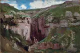 Arthur Streeton, Gordale Scar (Grey) 1910
