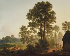 John Glover, Morning Mist, oil on canvas