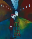 Robert Dickerson, Paddy's Market 1975, 1975, oil on canvas