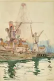 Arthur Streeton, Liverpool Docks 1905