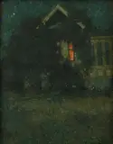 E. Phillips Fox, Nocturne, oil on canvas