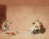 Norman Lindsay, The Goths, watercolour on paper
