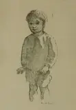 Russell Drysdale, Young Boy Johnnie c1970