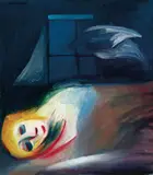 Girl Dreaming c1963 by Charles Blackman, c1963, oil on canvas, offered Mar 2022