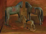 Margaret Olley, Tang Horses c1975