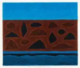 John Coburn, Study for Along the Diamantina 2001