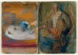 William Dobell, Self-Portrait and Study for Sex Kitten