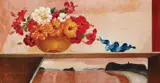 Adrian Feint, Still Life with Flowers and Lion's Head 1966