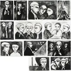 Robert Dickerson, Aspects of Law 1990, 1990, suite of twelve lithographs with title page and case