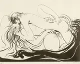 Brett Whiteley, Lovers 1975, 1975, screenprint