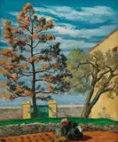 Rupert Bunny, Frozen Trees, Bandol c1929, c1929, oil on canvas