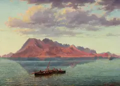 Eugene von Guerard, Jebel Shamsan, Aden c1891, c1891, oil on board