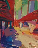 Ben Quilty, Overpass 2002, 2002, oil on canvas