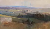 Arthur Streeton, Study for 'Still Glides the Stream, and Shall For Ever Glide' 1887-88