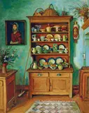 Margaret Olley, Dresser in the Blue Kitchen c1990