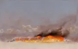 Tim Storrier, Fire 1 (The Elements) 1989, 1989, synthetic polymer paint and pencil on paper
