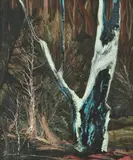 Freda Robertshaw, Bush Study, oil on canvas