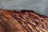 Australian Landscape I by Sidney Nolan, ripolin on paper, sold Dec 2021