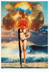 Del Kathryn Barton, Inside Another Land 28 2016, 2016, synthetic polymer paint on inkjet print