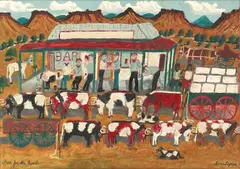 Sam Byrne, One for the Road, oil on board