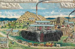 Sam Byrne, Day Dream Mine, 1885, 1885, oil on board